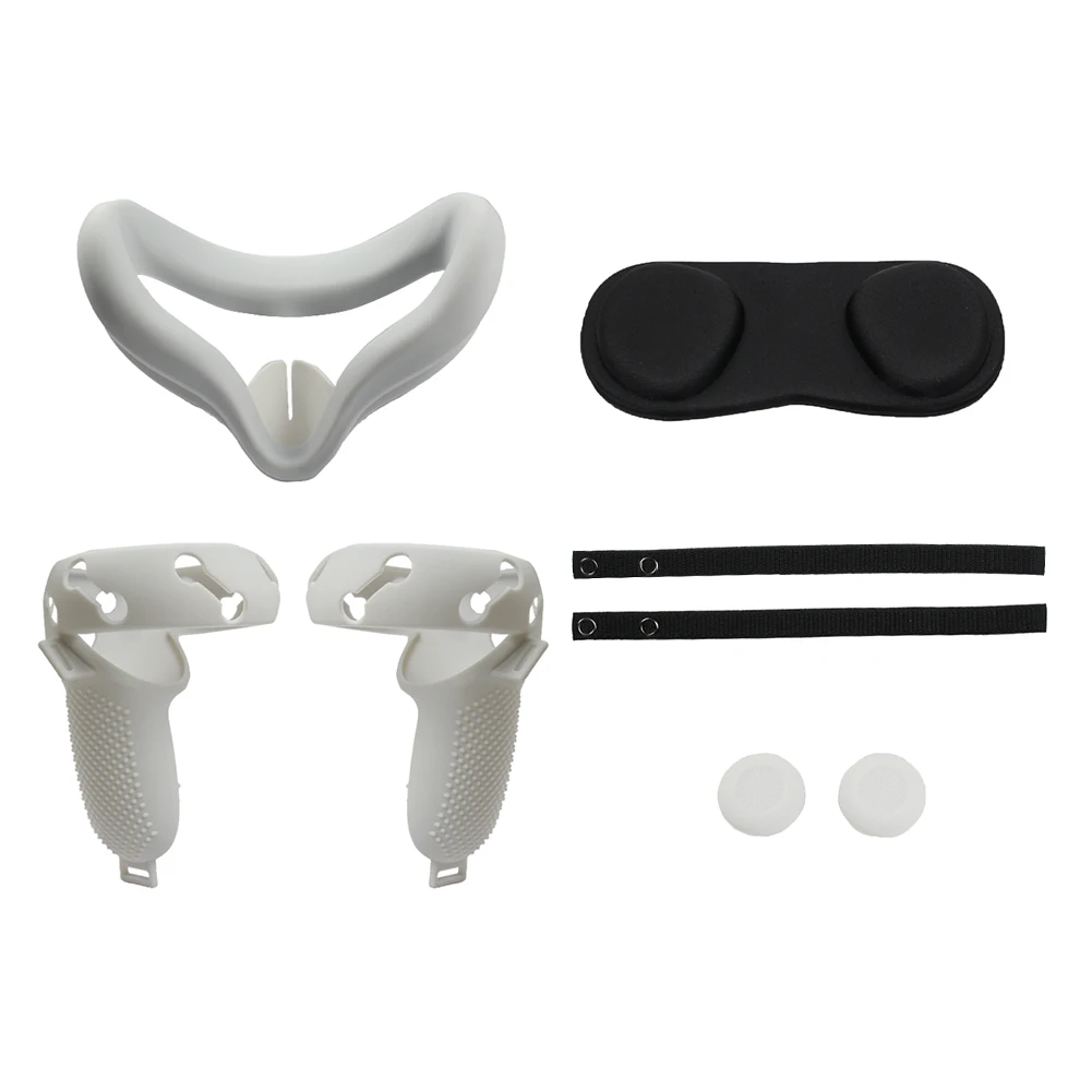 

Newest Replacement Parts VR Glasses Controller Grip Cover Gaming Accessories Facial Cushion Non Slip For Oculus Quest 2