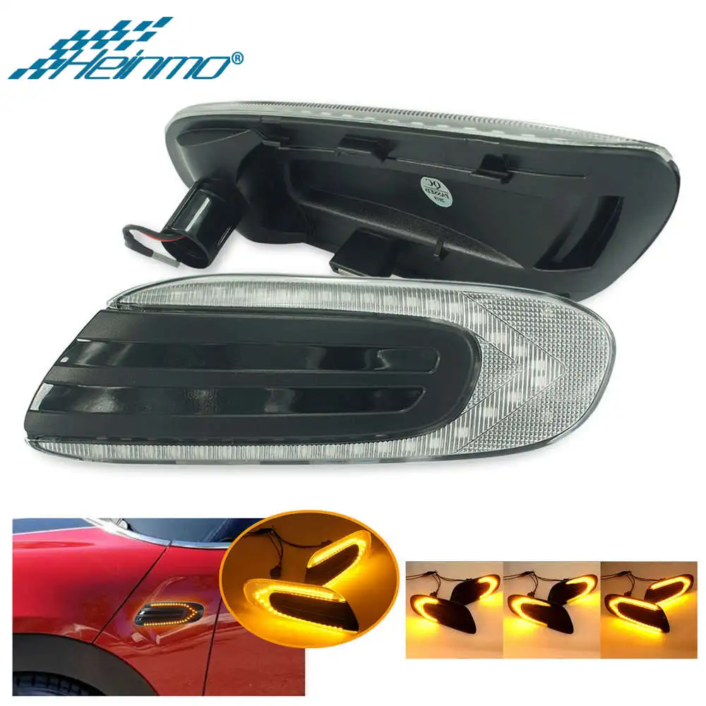 Динамический поворотный сигнал фонарь ретранслятора для Mini Cooper F56 F55 F57 2014