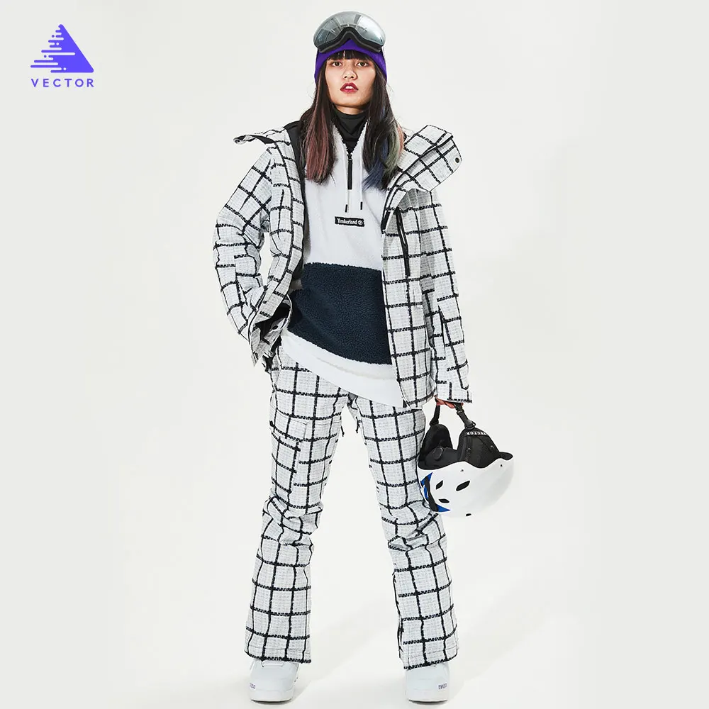 2020 VECTOR Мужская Женская лыжная куртка зимняя теплая ветрозащитная