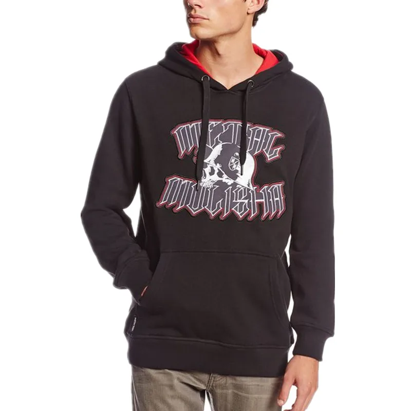 Мужская мотоциклетная толстовка с аппликацией черепа (бракованный) | одежда