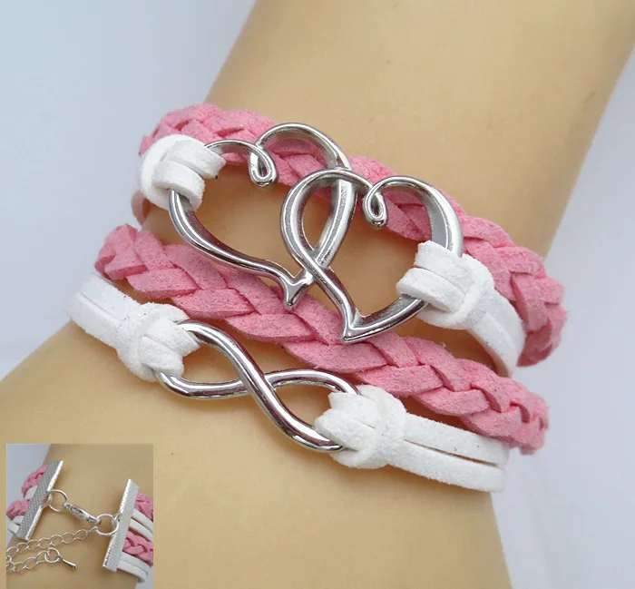 Новинка модные Многослойные браслеты из сплава темперамент бесконечности дикие