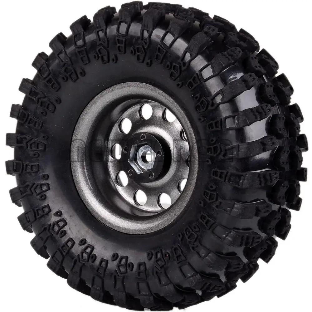 Новые металлические колеса ENRON 4P 2 &quotBeadlock ступицы и шины 125 мм для RC 1/10 Rock Crawler Car Axial