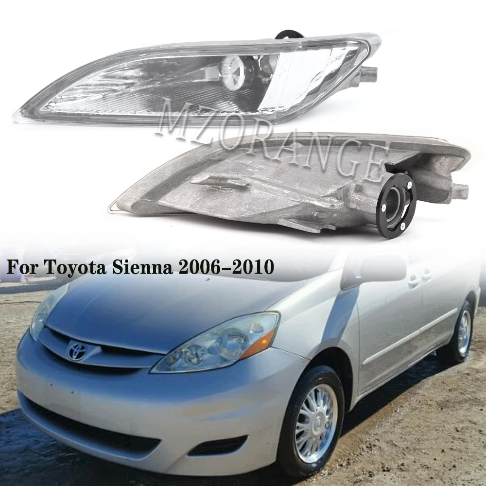 Fog light headlights For Toyota Sienna 2006-2010 fog lamp car light assembly accessories parts body kit 81220AE020 81210AE020