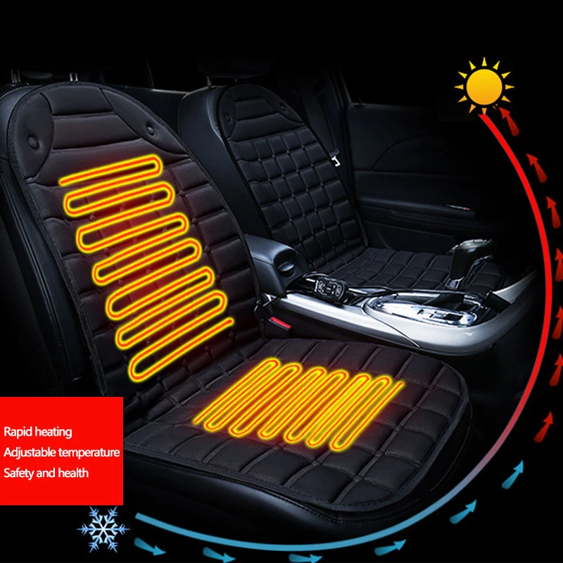 Автомобильная подушка для сиденья с быстрым подогревом 12 В Электрический коврик