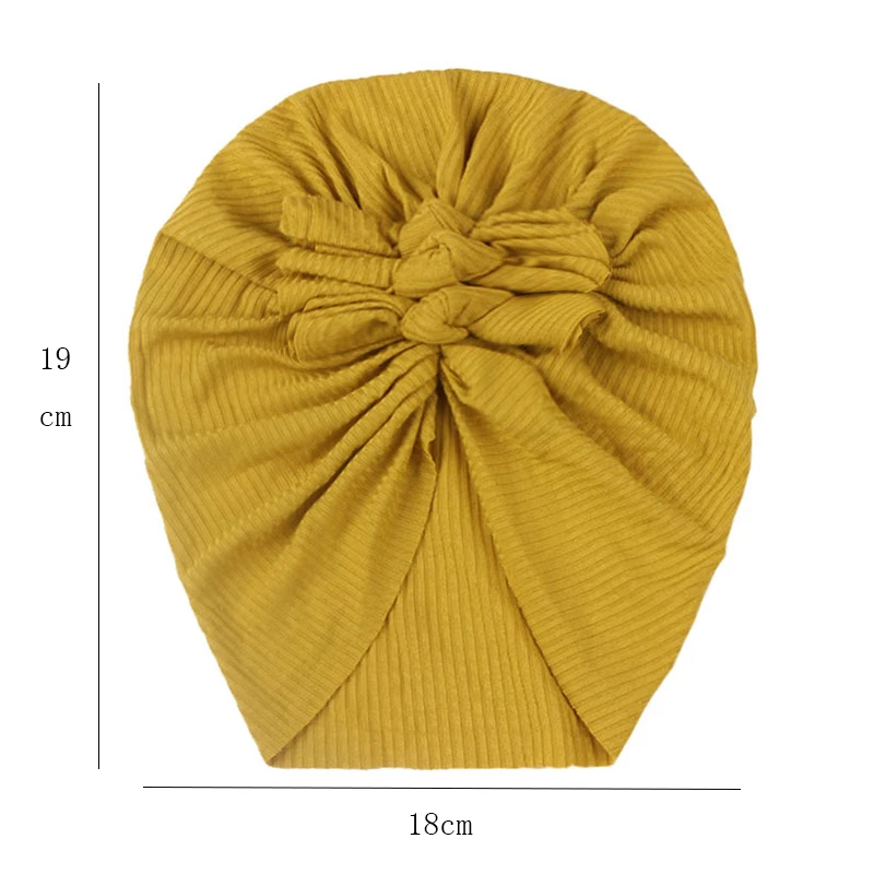 

Solid Color Baby Hat Big Bowknot Baby Girl Hat Turban Knot Head Wraps Baby Kids Bonnet Beanie Newborn Photography Props