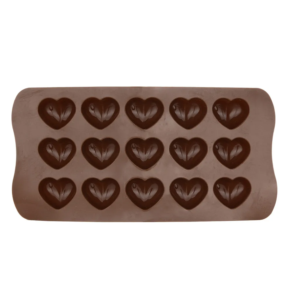 

Non Stick Silicone Mold Love Heart Chocolate Cake Mold Baking Ice Fondant Sugar Tool Cake wedding Decorating Free shipping