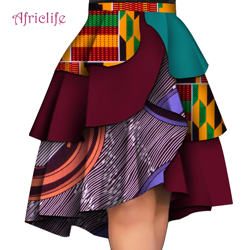 Новый дизайн мини юбка платья с Африканским принтом женское сексуальное