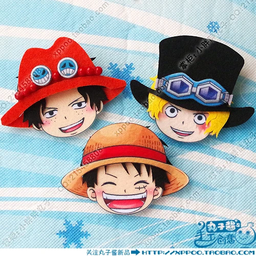 Аниме ONE PIECE Луффи Ace ророноа Зоро Санджи Трафальгар Ло Чоппер значок косплея
