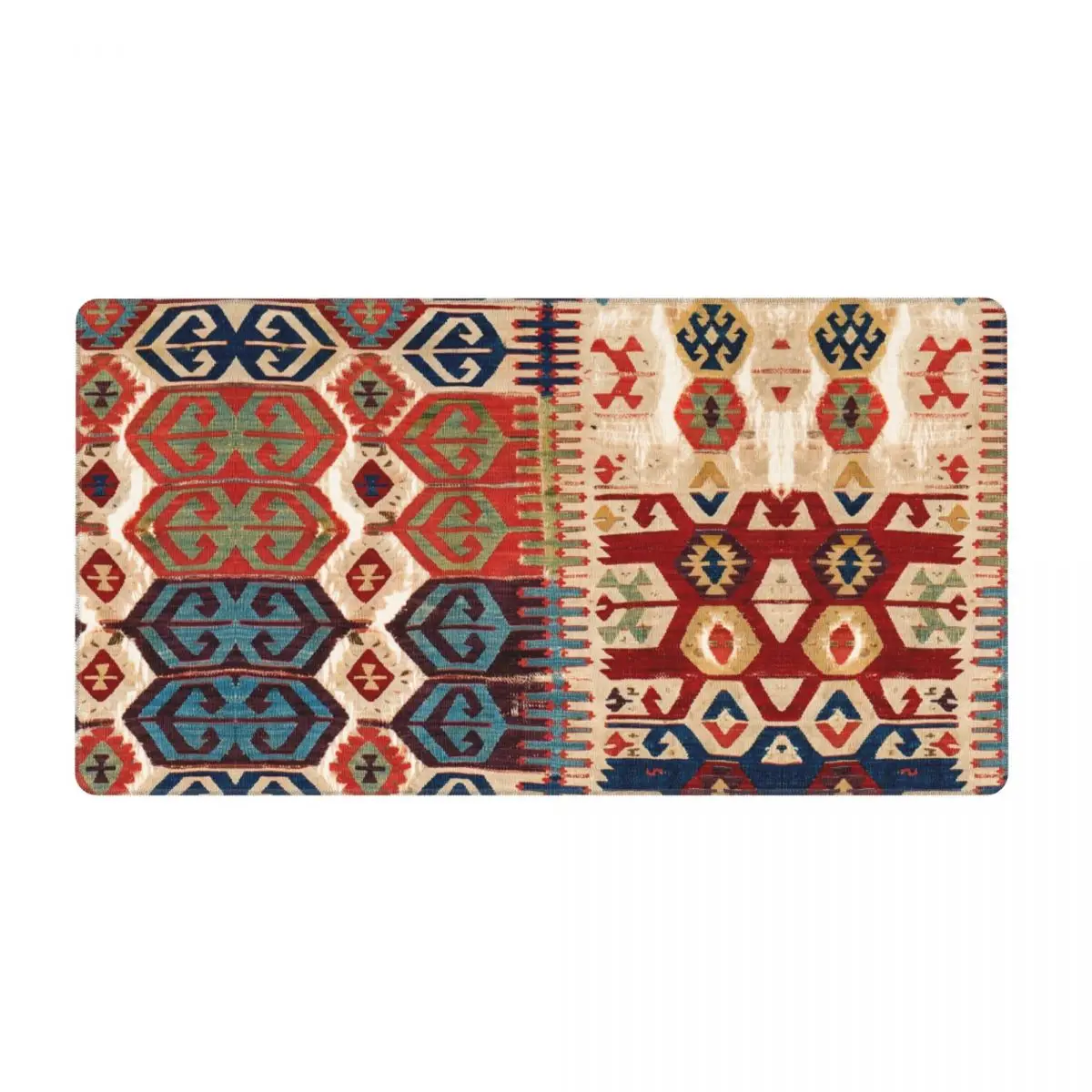 

Коврик для мыши и клавиатуры Aksaray Tribal с античным принтом Kilim, 90x40 см