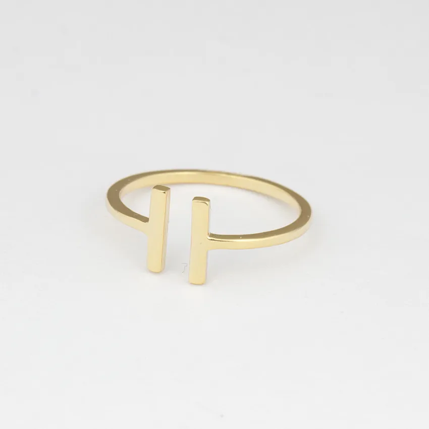 Женские Геометрические кольца регулируемые круглые с треугольным сердцебиением