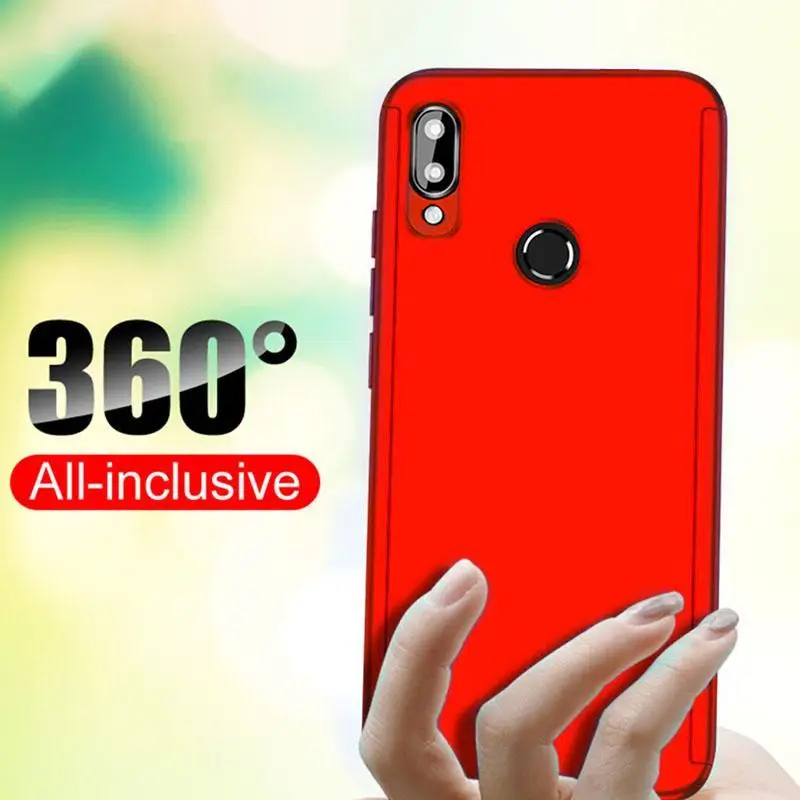 360 Full shockproof Case For Xiaomi Redmi Note8 Pro Note7 8A 7A K20 on Mi 9T 9X CC9E A3 A2 Lite Cover with Glass Gift |