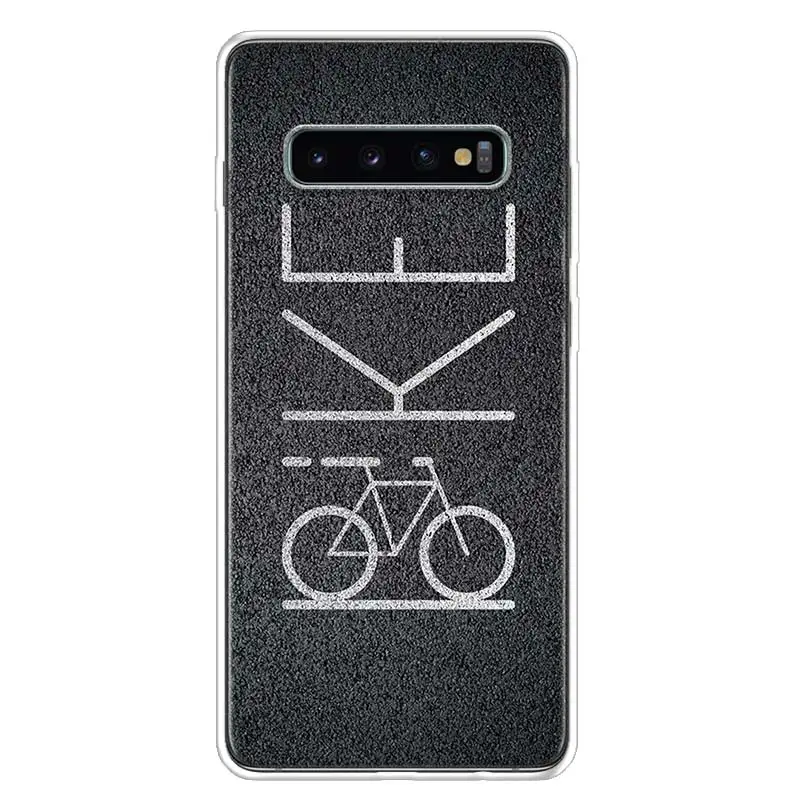 Bicycle Bike Sport Coqu Cover Phone Case For Samsung Galaxy A70 A50 A40 A30 A20E A10S Note 20 Ultra 10 Lite 9 8 A6 A7 A8 A9 Plus | Мобильные