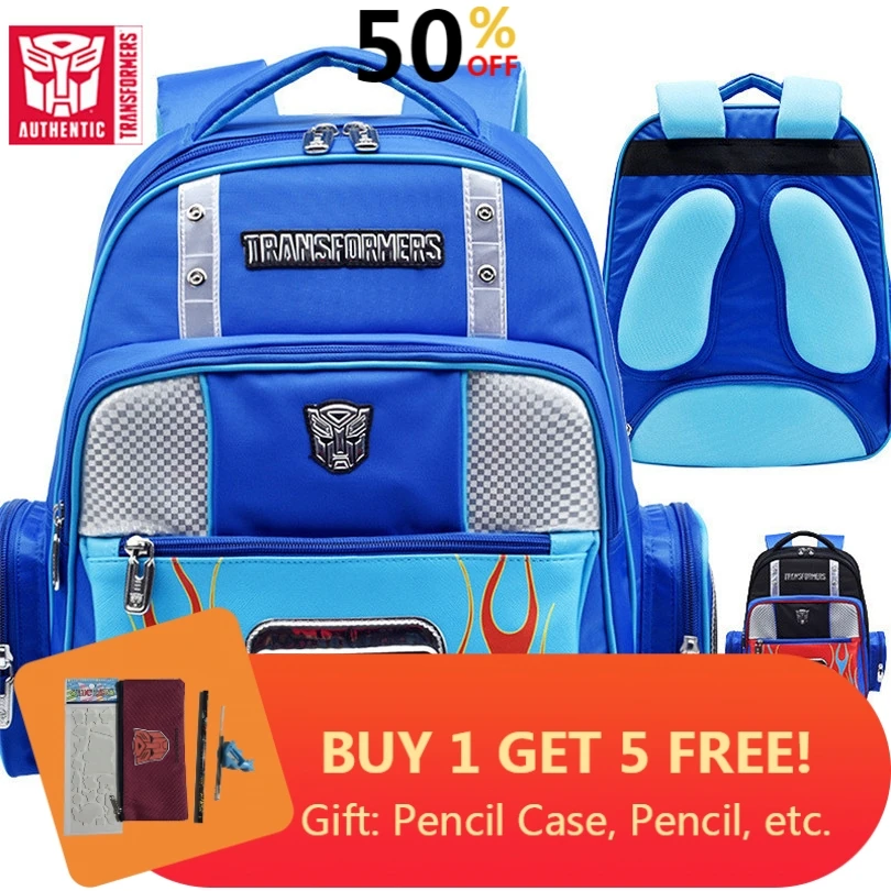 Рюкзак Трансформеры с мультипликационным аниме школьный рюкзак для детей