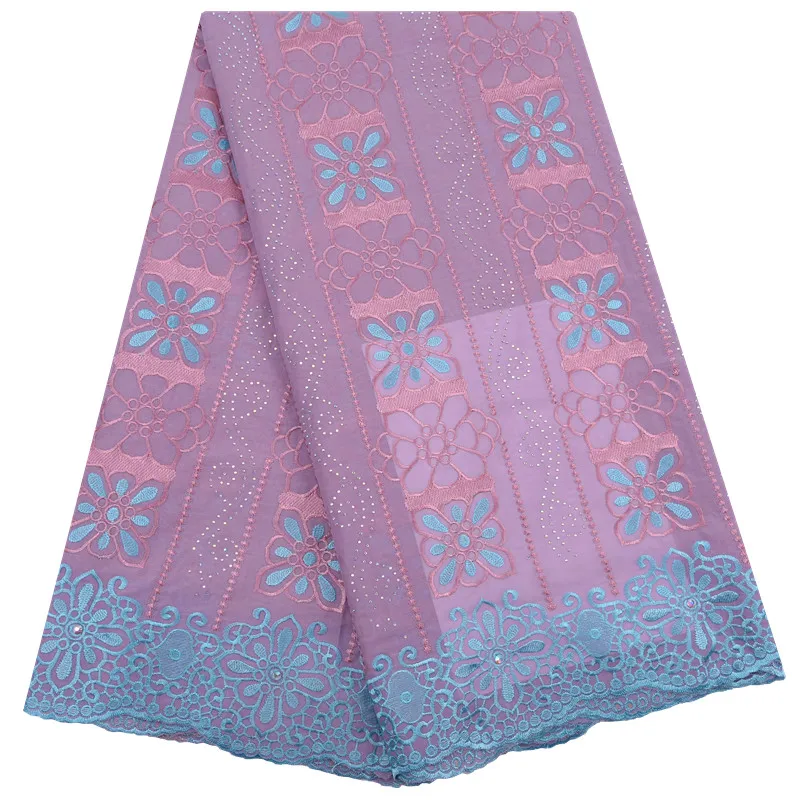 

2019 Nigerian High Quality Swiss Voile Lace in Switzerland Cotton African embroidery Cotton Lace Fabric Lace Fabrics