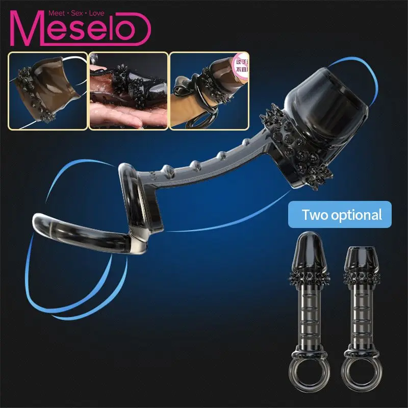 Силиконовые многоразовые насадки на пенис рукава насадка на пенис для дополнительной женской стимуляции, член расширитель эротические Сек...