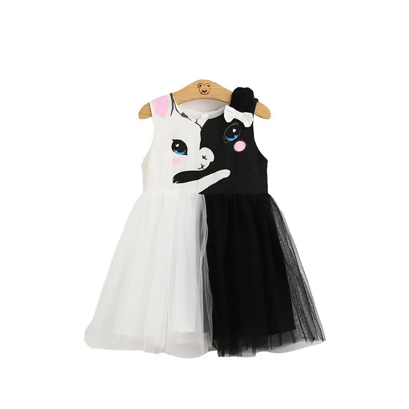 Новинка 2021 года Летнее платье для маленьких девочек Сетчатое принцессы с