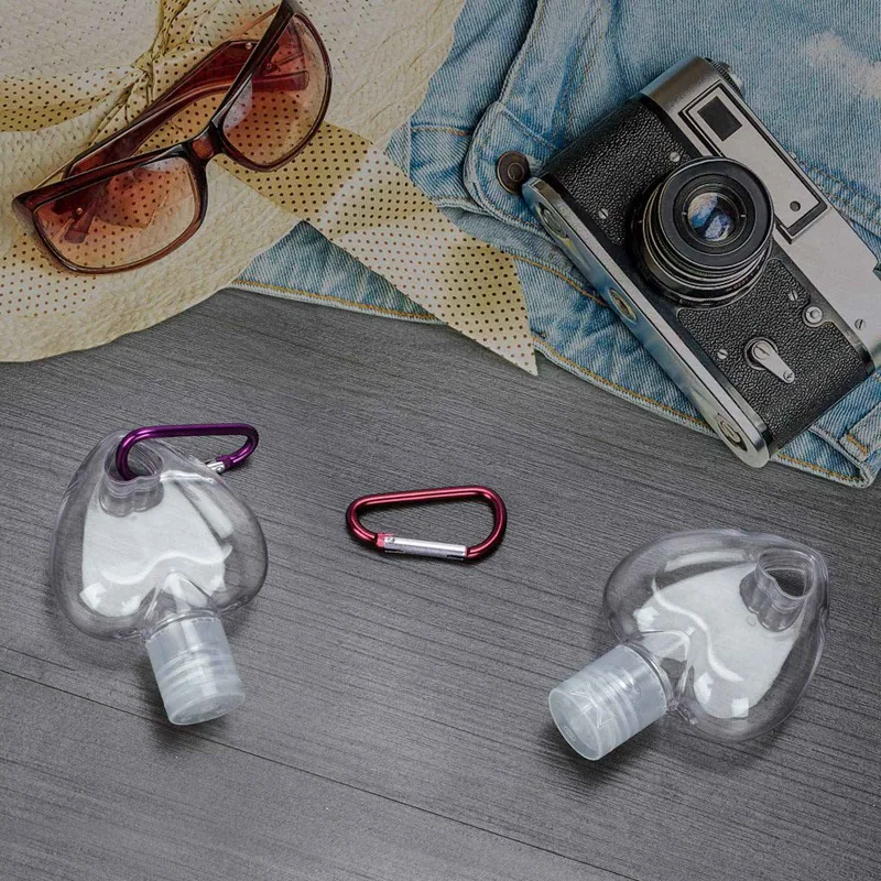 10 шт. 50 мл бутылки многоразового использования контейнеры для путешествий в