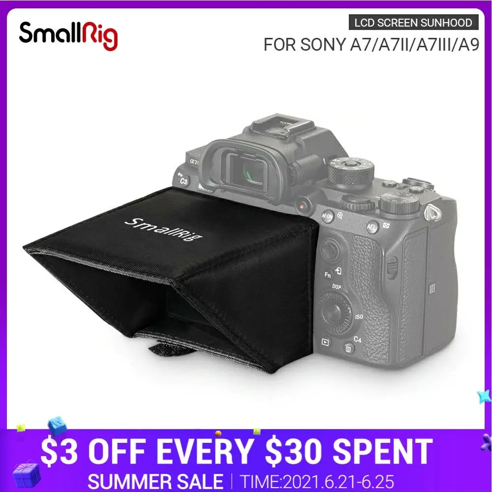 Солнцезащитный козырек SmallRig для экрана камеры Sony A7 A7II A7III A9 DSLR камеры/видеокамеры