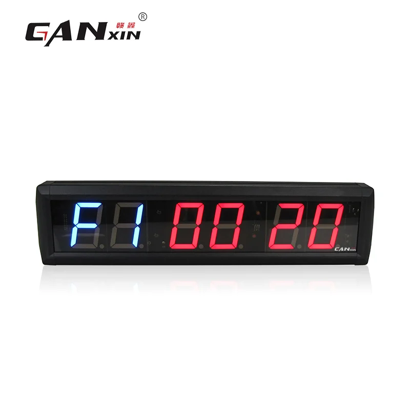 

[Ganxin] 2,3 дюймовые цифровые светодиодные пульты дистанционного управления для спортзала кроссфита таймеры настенные часы