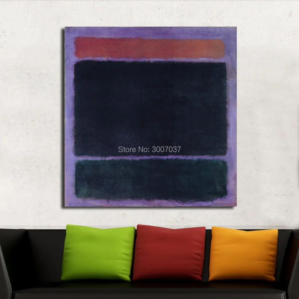 Mark Rothko классическая картина маслом домашний декор Ручная работа холст Картина