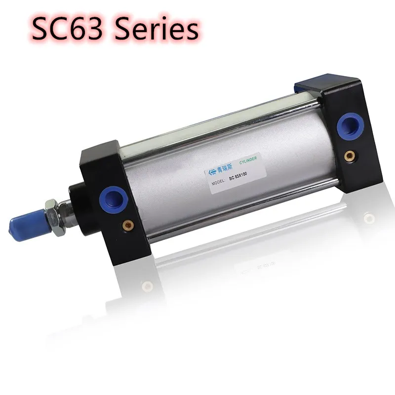 Стандартный Воздушные цилиндры 63 мм Диаметр Двойное действие пневматический