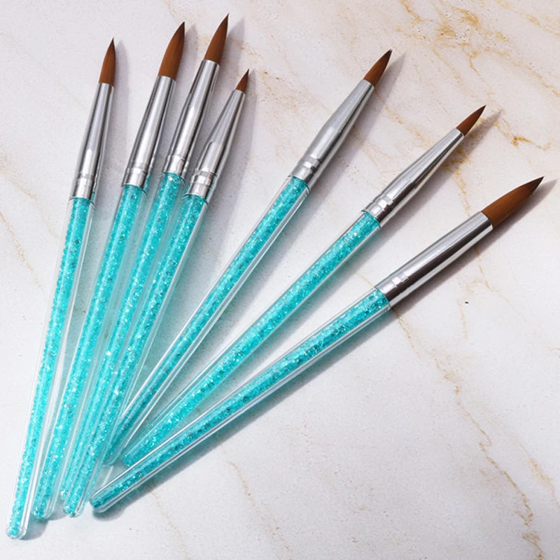 6 шт./компл. набор кистей для ногтей кисть маникюра Гелевая Кисть инструменты