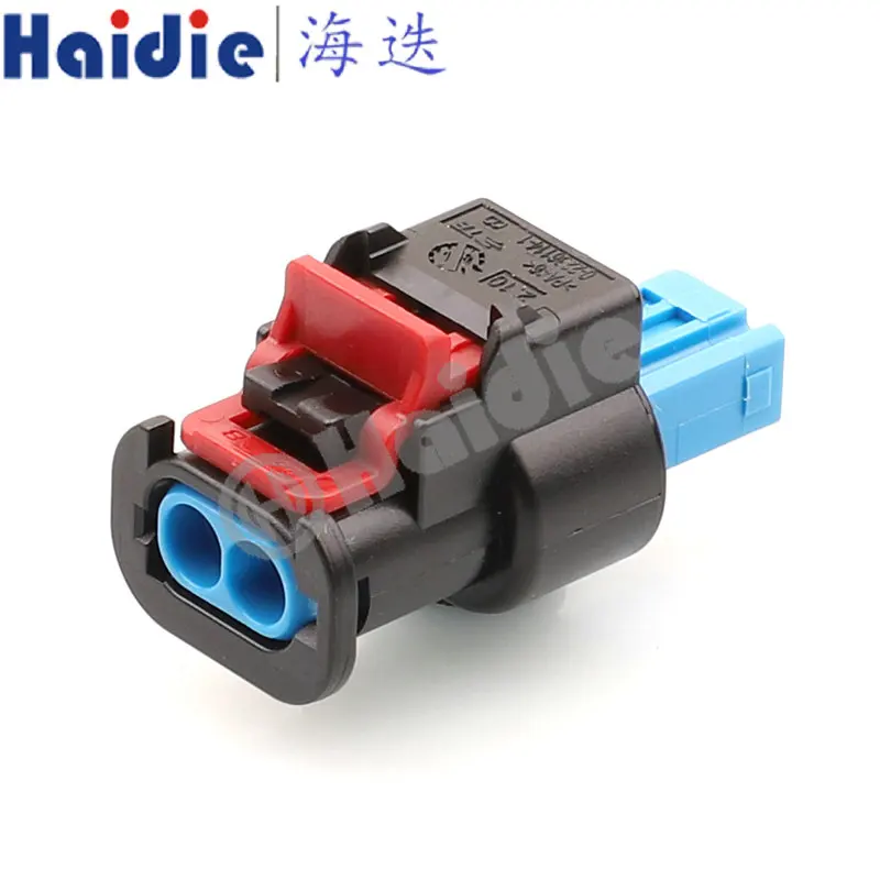 

2sets 2pin auto wiring harness plug cable electric plug connector 5-2297795-3