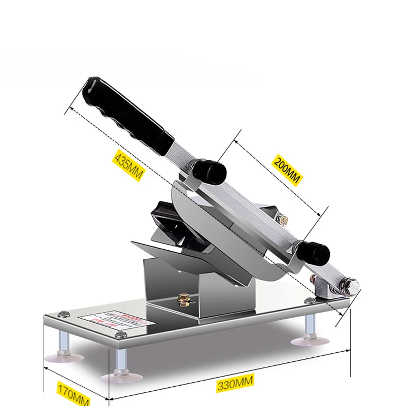 Ручная машинка для нарезки мяса бытовая Регулируемая Мясорубка из сплава и