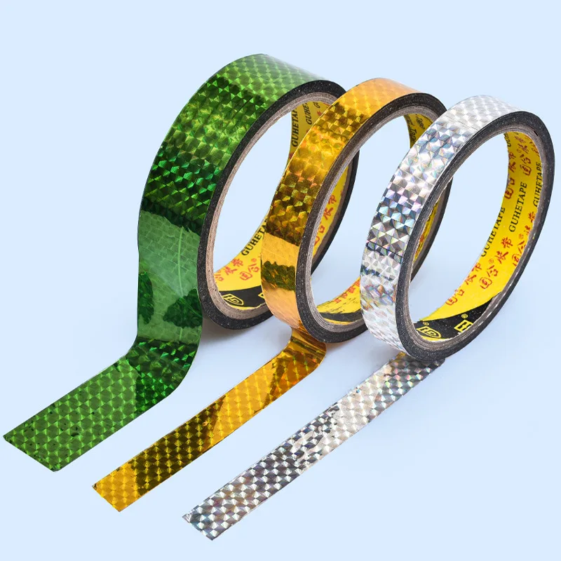 Лента декоративная самоклеящаяся 30 м цвет в ассортименте|Офисный скотч| |