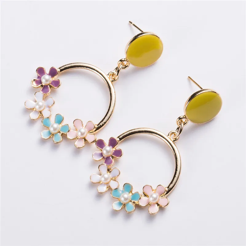 Женские серьги Pauli Manfi модные украшения в европейском стиле с металлическим