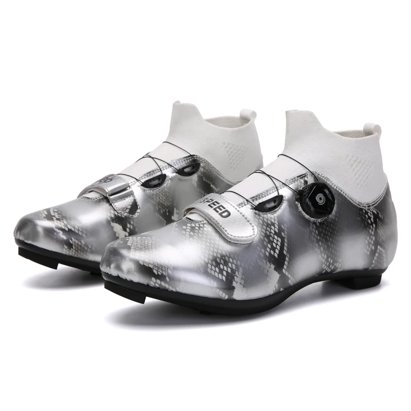 Новинка стильная велосипедная обувь сменяющая цвет высокие мужские и женские