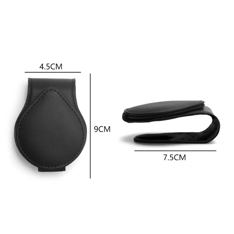 Автомобильный кожаный зажим для солнцезащитных очков крепление солнцезащитного