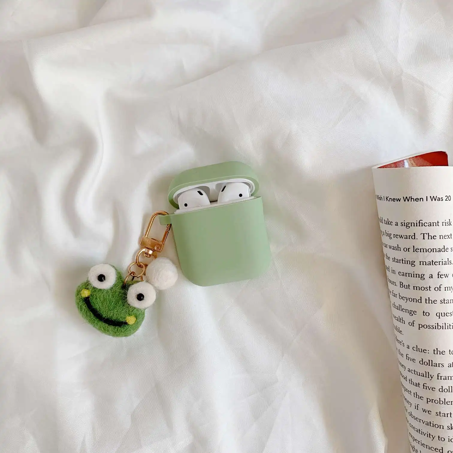 Чехол для Air pods 1/2 для AirPods Pro, роскошный цветочный подвесной брелок с орнаментом, аксессуары, силиконовый чехол, беспроводной чехол для наушников - Цвет: B4 For AirPods 1 2