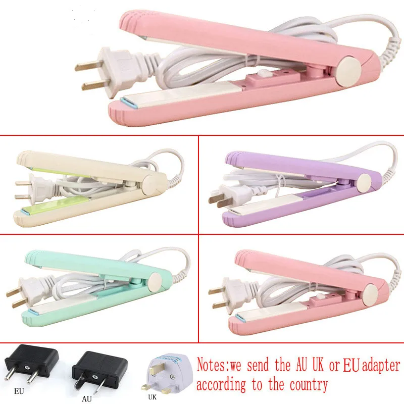 Новый профессиональный мини стайлер для волос Керамический выпрямитель утюжки