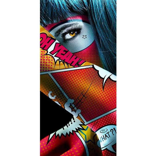 

Graffiti Women Portrait Canvas Painting Posters and Prints Wall Art Pictures for Living Room Bedroom Home Decor Cuadros Unframed