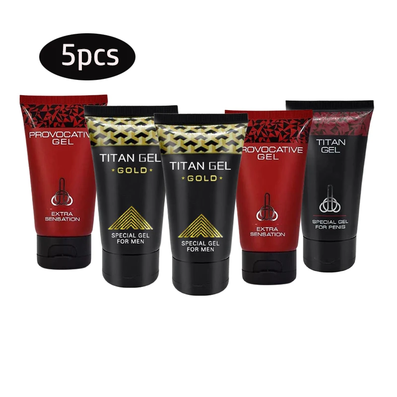 5PCS Original 50ml Titan Gel Sex Toys Penis Enhancement Lube Delay Cream Sexy Shop For Men Dick Lubricantes Eroticos | Красота и