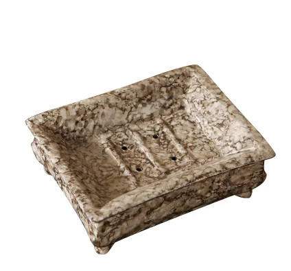 Мраморная керамическая Коробка для мыла дренажный креативный туалет гостиница