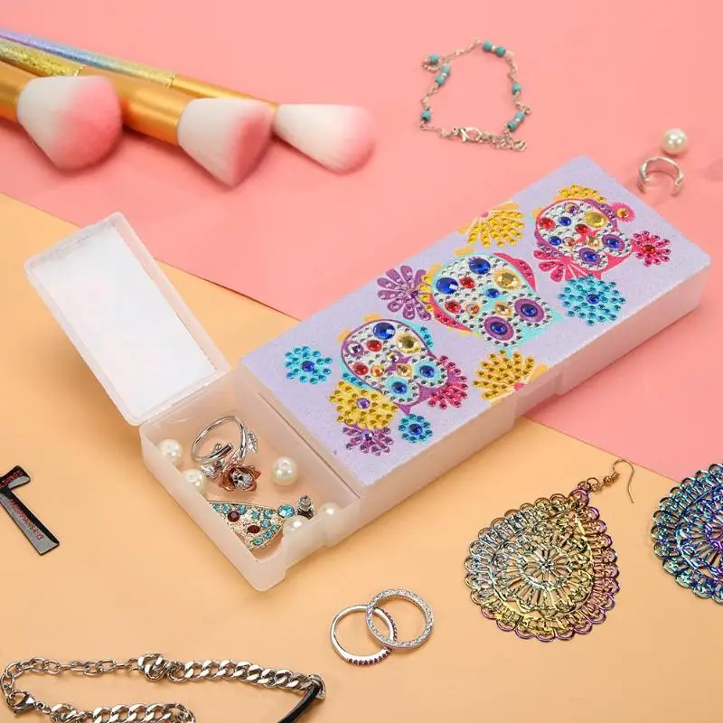 DIY Карандаш Чехол бабочка Сова особой формы алмазов картина Прочный 2 решётка