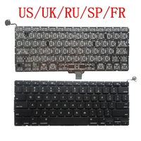 usukruspfr laptop keyboard new 2009 2012 for apple macbook pro a1278 replacement