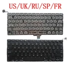 СШАВеликобританияRUSPFR Клавиатура для ноутбука Новая 2009-2012 для Apple Macbook Pro A1278 Замена