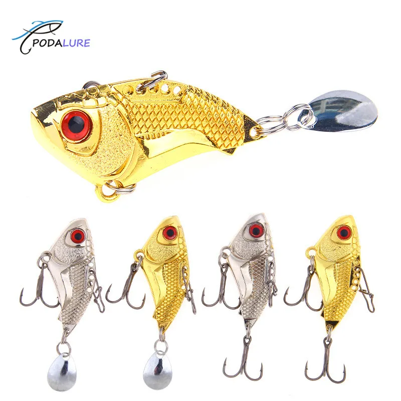 Приманки с металлическим лезвием искусственные жесткие вибрирующие приманки