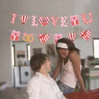 Надпись Я люблю тебя на День святого Валентина