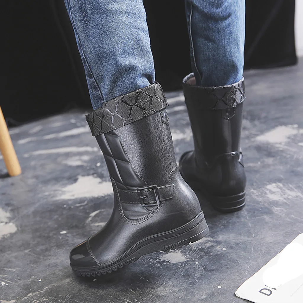 SAGACE/Новый дизайн Модные повседневные мужские теплые Нескользящие резиновые