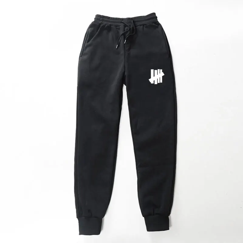 New Sweatpants Men's Hip hop streetwear Pants Fashion Men Undefeated Cool Quality Fleece trousers Men Jogging Casual Pants