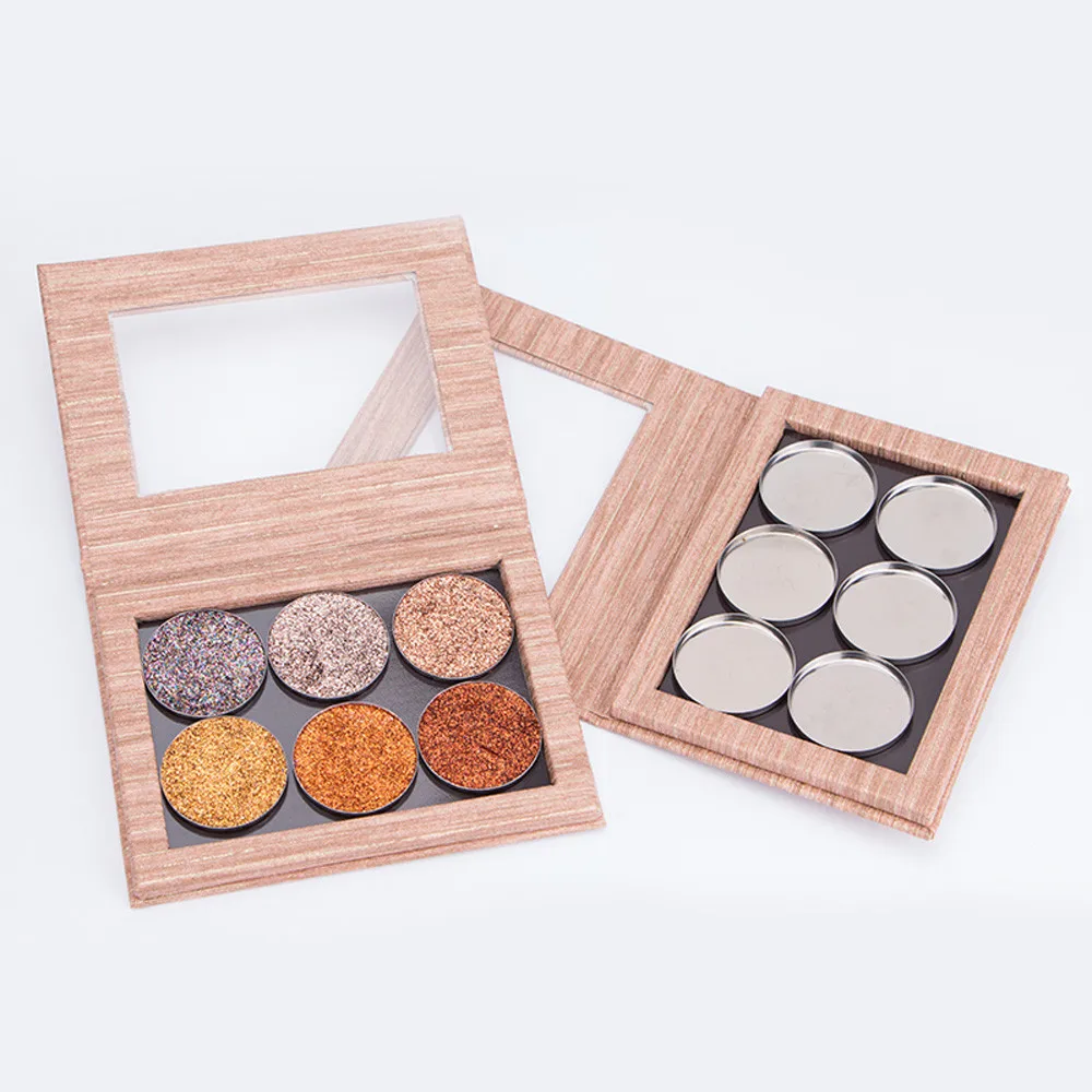 Мерцающие Металлические тени для век пюре палитра теней блестящая пустая