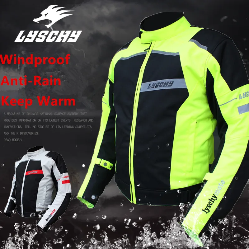 LYSCHY Мужская мотоциклетная куртка Водонепроницаемый внедорожные костюм для