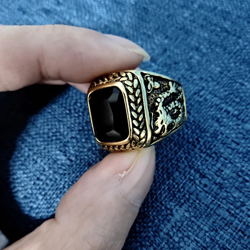 Новинка 2020 мужское модное кольцо из нержавеющей стали качественное Австрийское