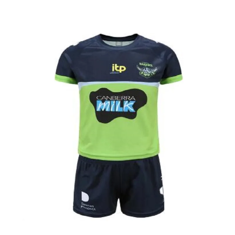 

2021 2022 Canberra Raiders crianças casa rugby jérsei define camisa esportiva Size 16--26