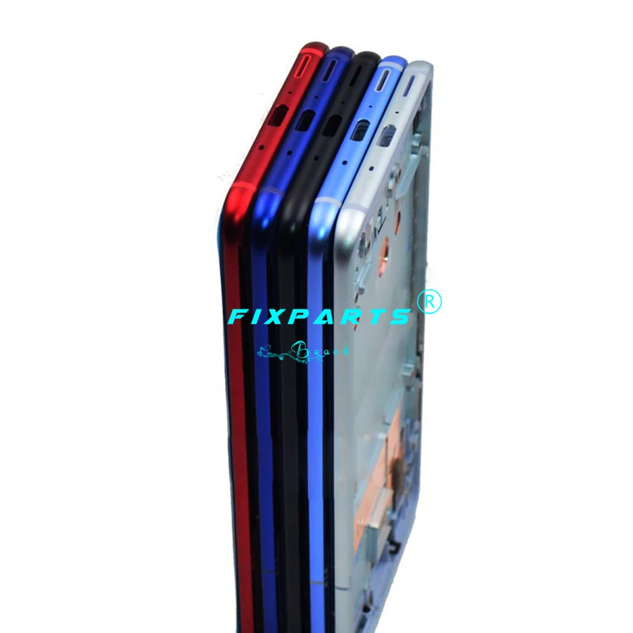 

New Red Blue Middle Frame Replacement For HTC U11 Free Shipping + Tools Front Housing Bezel For HTC U11 U-3w U-1w Middle Frame