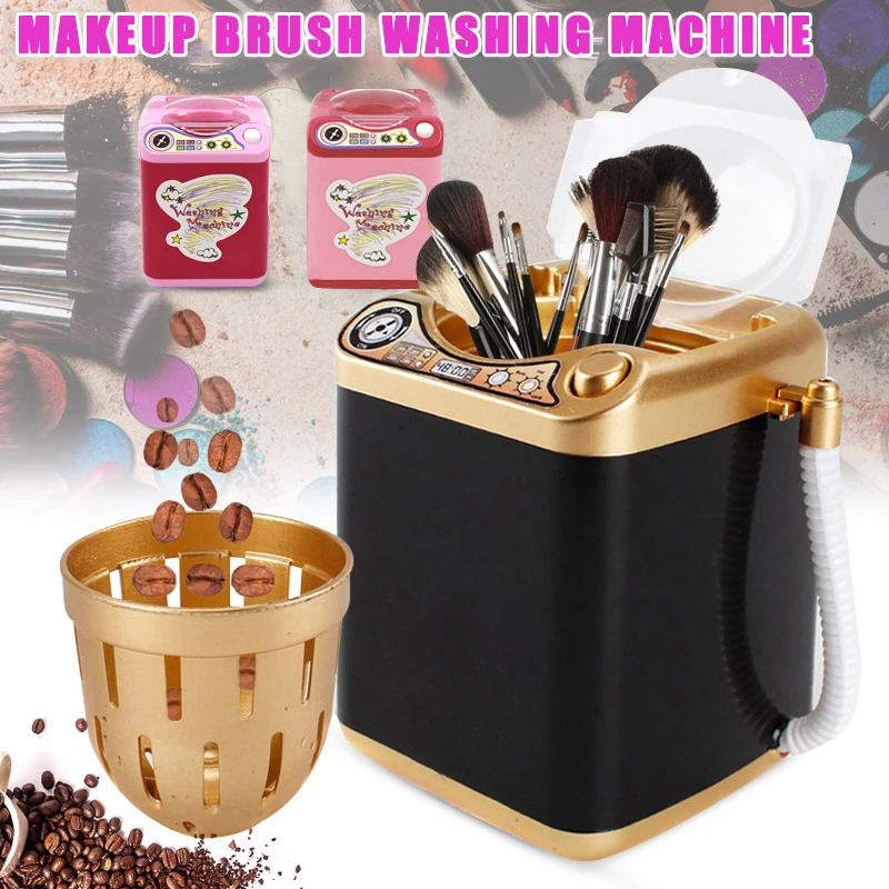 

Mini Multifunction Kids Washing Machine Toy Beauty Sponge Brushes Washer KG66